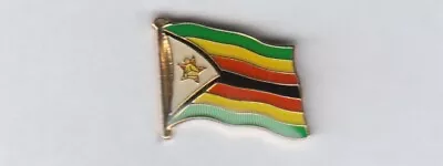 Zimbabwe Flag Pin Flag Pin Badge Label Zimbabwe Former Southern Rhodesia • $6.42