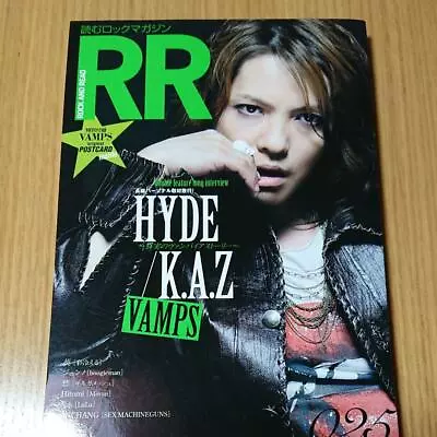 Used RR ROCK AND READ 025 HYDE K.A.Z VAMPS Japanese Music Magazine Book JAPAN • $28.90