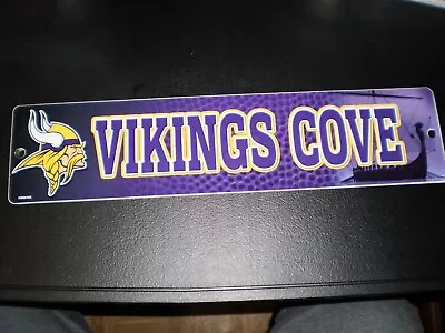 Minnesota Vikings Plastic Street Sign  Size 4 X 16   Free Shipping  • $9.99