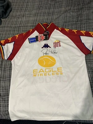 $210 • Buy Northern Spirit NSL Shirt Signed By Robbie Slater BNWT