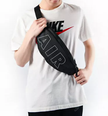 Nike AIR Heritage 2.0 Zip Hip Waist Bag Bum Bag Fanny Pack Belt Wallet AIR Graph • $116.97