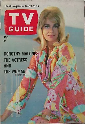 TV Guide March 11 1967 Dorothy Malone • $7.81