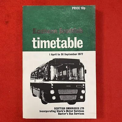 £12.50 • Buy Eastern Scottish Timetable Book April-September 1977