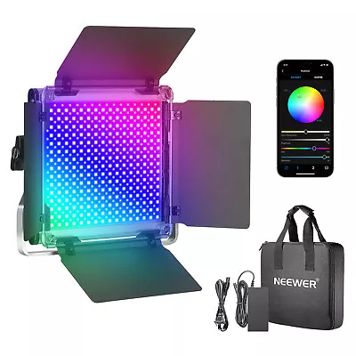 NEEWER 530 RGB LED Light With APP Control， 528 SMD LEDs CRI95/3200K-5600K • $71.99