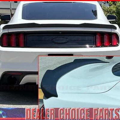 Ford Mustang Highkick V Track Style Spoiler UNPAINTED 2015-2020 2021 2022 2023 • $49.55