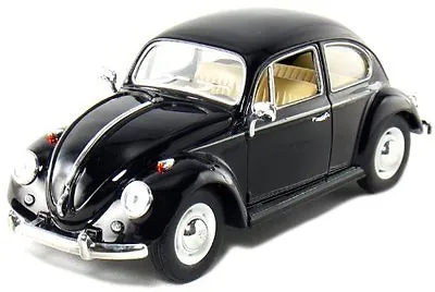 NEW Kinsmart 1967 Volkswagen Classical Beetle VW Diecast 1:24 Model Toy Black • $12.98