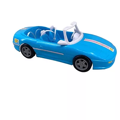 Mattel Barbie Convertible 4-Seater Car Turquoise White Rolling Wheels 1998 RARE • $29.99