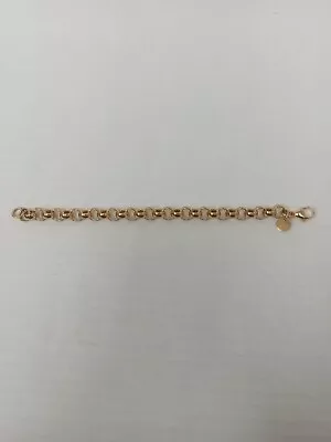 Dolce Vita 18k Gold Plated BZ Made In Italy Bracelet Chain Byzantine • $30