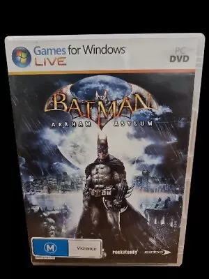 Batman Arkham Asylum Pc Game Dvd Games For Windows Live • $19.95