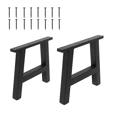 16  28   Metal Table Legs Trapezoid Shape Coffee Table Legs Heavy Duty Desk Legs • $75.04