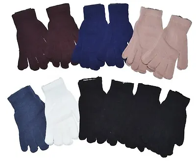 Men Size Winter Knit Magic Gloves Wholesale 12 Pairs For Work Sports New York  • $14.99