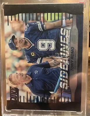$1.99 • Buy 2016 Score Sidelines Black 1/1 TONY ROMO Cowboys Ssp
