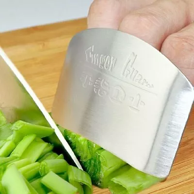 Stainless Steel Cutting Tool Cutting Finger Protector Hand Guard Chopping • $10.68