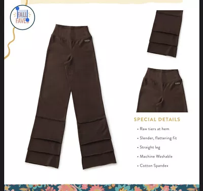 Womens Matilda Jane Size S Small Chocolate Finn Pants Brown New Wonderment • $66.90