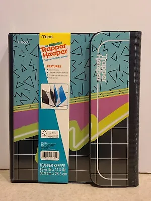 Mead The Original Trapper Keeper Binder 2022 Edition 1  3 Prong W/ 2 Folders NEW • $15.99