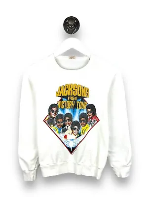 Vintage 1984 Jackson Victory Tour Michael Jackson Sweatshirt Size Small 80s • $90