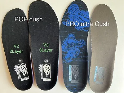 Vans PRO ULTRA/ POP Cush Insoles Arch Support Height Increasing Inserts US • $15.90