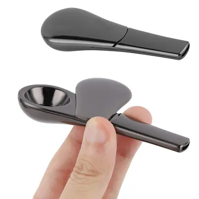 Portable Smoking Pipe Magnetic Metal Spoon Silver With Gift Box For Men Gift US • $11.95