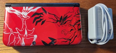 $275 • Buy Nintendo 3DS XL Pokemon X And Y Limited Edition In Red With Pokemon Ultra Moon