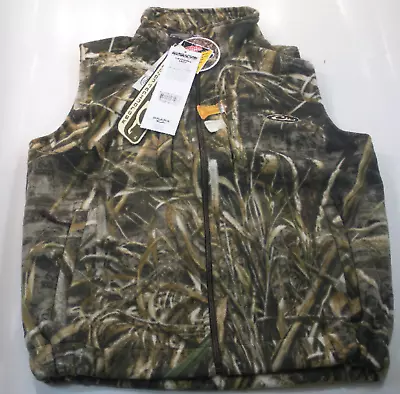 Drake Waterfowl MST Layering Fleece Vest DW1600-015-1 Max 5 Camo SIZE Small  • $17.97