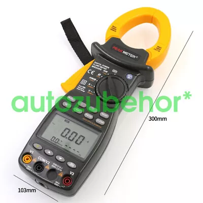 For PEAKMETER MS2205 Multifunctional 3-phase Clamp Harmonic Power Meter • $251.66