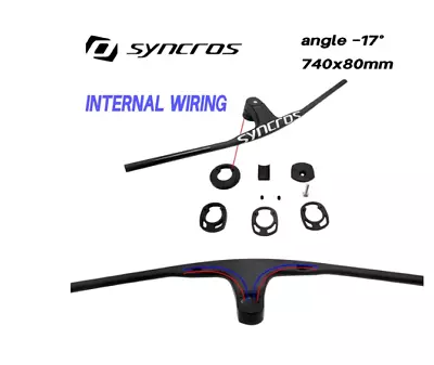 Syncros Carbon Handlebar Internal Handlebar MTB Bike 60/70/80/90/100mm Inner Bar • $121.88