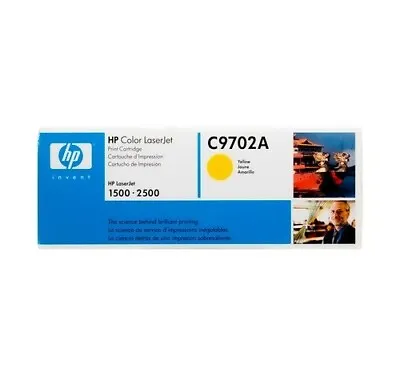 New Genuine HP Color LaserJet C9702A Yellow Print Cartridge For HP1500 2500 • $37