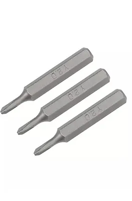 Screwdriver Bits 3pcs 5/32” Hex System 4 Micro Y2.0 Tripoint Triwing Macbook Bat • $7.42