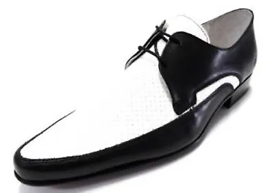 £49.99 • Buy IKON Original The Jam Shoe Black And White Mod Shoes