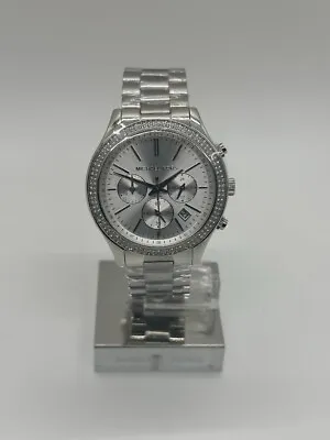 Ladies MK6250 Silver Dial Chronograph Michael Kors • $185