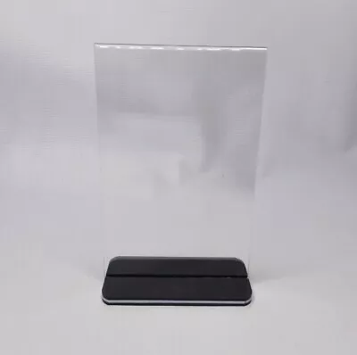 4 Pack Acrylic Sign Holder 4  X 6  Plastic Table Top Menu Stand Double Sided • $14.99