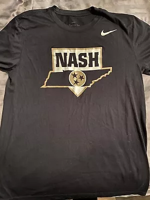 Nike Vanderbilt Baseball Men’s Large Dri Fit Shirt Black VandyBoys Nashville Tea • $54.99