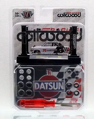 1/64 M2 Machines Model Kit 1970 White DATSUN 510 N 70 R60 Wilwood Race • $34.95