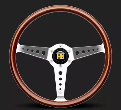 Genuine Momo Heritage California Mahogany Wood Rim 360mm Steering Wheel. Classic • $990.57