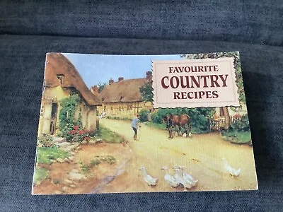 Favourite Country Recipes Softcover Book Nostalgic Illustrations J Salmon  VGC • £1.99