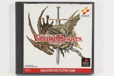 Vandal Hearts Sony PS1 PS 1 PlayStation Japan Import US Seller P124 • $16.49