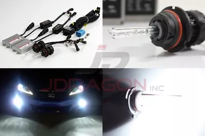 9007/Hb5 6000K White Bi-Xenon 55W Slim AC Ballast HID Conversion Kit Xenon Bulb • $67.44