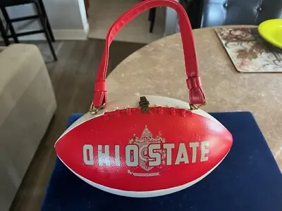 $54.99 • Buy VTG. Unique Ohio State University Buckeyes Football Handbag/Purse - 1973