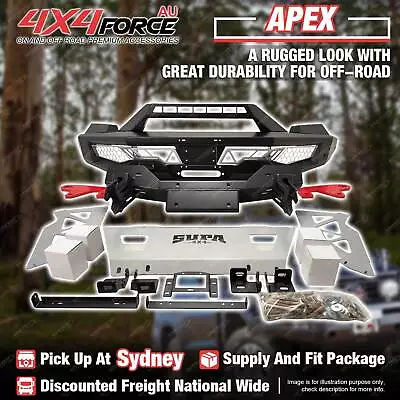 APEX Bull Bar Front Bumper Bar With U Loop & Tow Point For Ford Ranger T7 SYD • $1500