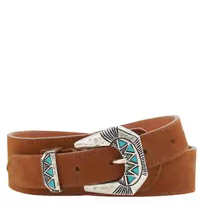 Maison Boinet Brown Leather Adjustable D-Ring Belt • $95.39