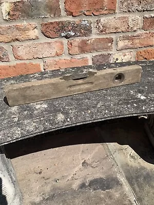 £10 • Buy Antique Wood & Brass Spirit Level John Rabone & Sons Birmingham Collectable Tool