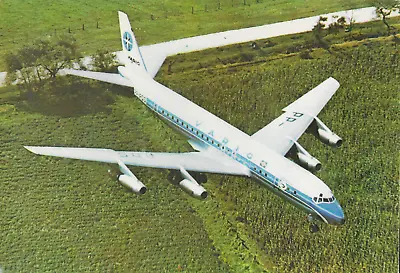 VARIG Brazil Douglas DC-8 Aircraft Landing Postcard • $3.95