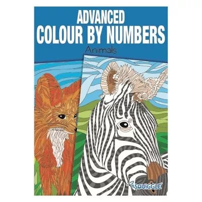 Advanced Colouring Books Colour By Numbers Colouring Book Relaxing A4 • £3.28