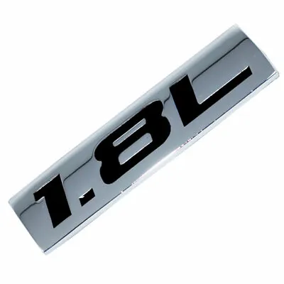 Chrome Black Metal 1.8l Engine Race Motor Swap Emblem Badge For Trunk Hood Door • $7.88