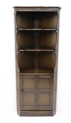 £247 • Buy Genuine Ercol Corner Cabinet With Shelves Cupboard FREE Nationwide Delivery*
