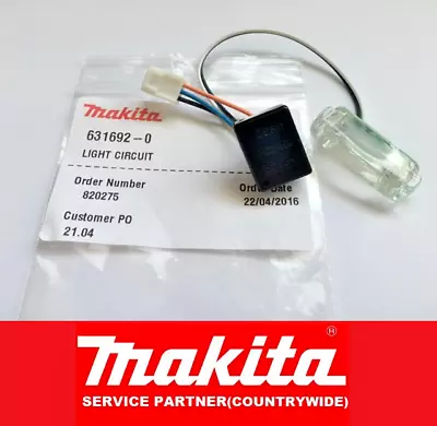 Genuine NEW Makita LIGHT CIRCUIT FOR DHP451/ BHP451/BDF451 BDF451 BHP451 • £18.86