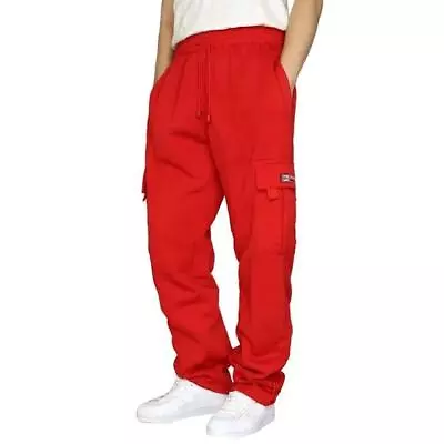 Men's Pants Cargo Sweatpants Pro Club Trousers Tracksuit Bottoms Jogging Sports • $22.99