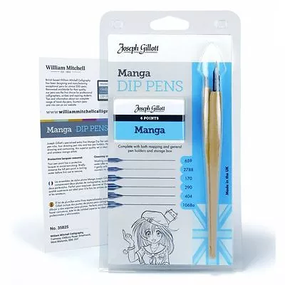 Joseph Gillott Dip Manga Pen Set • £14.99