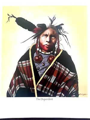 J.D.Challenger  THE DEPENDENT  Native American -Art Print 9x11--SALE 3.99 • $3.99
