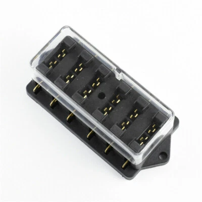 £6.99 • Buy 6 Way Fuse Box For Standard Blade Fuse Holder ATO/Block 12v/24v Car/HGV(No Fuse)